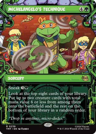 Michelangelo's Technique (Showcase)  [Teenage Mutant Ninja Turtles]