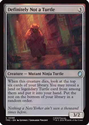 Definitely Not a Turtle  [Commander: Teenage Mutant Ninja Turtles]
