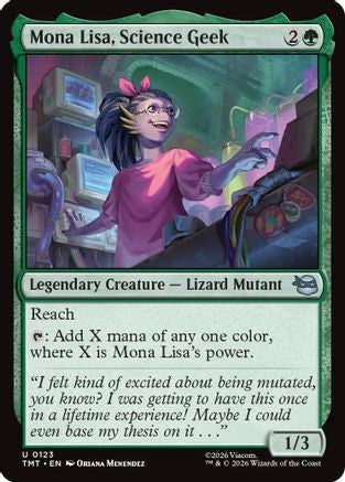 Mona Lisa, Science Geek  [Teenage Mutant Ninja Turtles] Foil