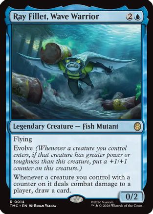 Ray Fillet, Wave Warrior  [Commander: Teenage Mutant Ninja Turtles]