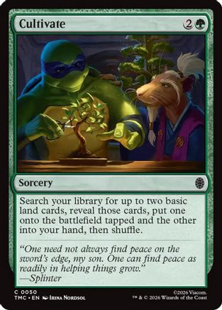 Cultivate  [Commander: Teenage Mutant Ninja Turtles]
