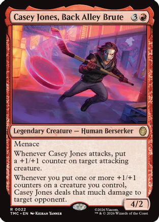 Casey Jones, Back Alley Brute  [Commander: Teenage Mutant Ninja Turtles] Foil