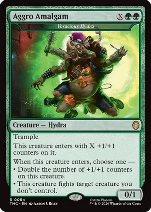 Aggro Amalgam - Voracious Hydra  [Commander: Teenage Mutant Ninja Turtles] Foil
