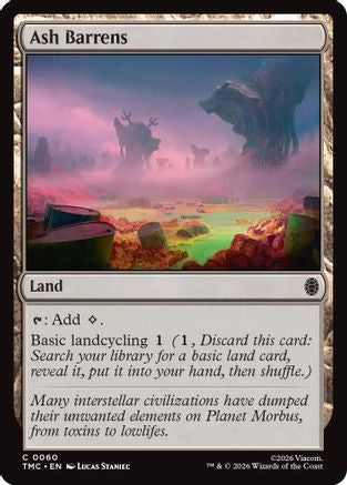 Ash Barrens  [Commander: Teenage Mutant Ninja Turtles] Foil