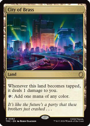 City of Brass  [Commander: Teenage Mutant Ninja Turtles] Foil