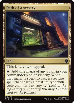 Path of Ancestry  [Commander: Teenage Mutant Ninja Turtles] Foil