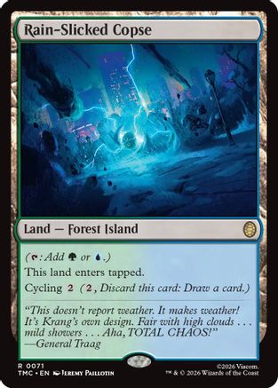 Rain-Slicked Copse  [Commander: Teenage Mutant Ninja Turtles]
