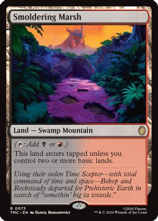 Smoldering Marsh  [Commander: Teenage Mutant Ninja Turtles] Foil