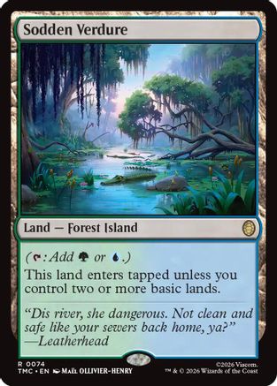 Sodden Verdure  [Commander: Teenage Mutant Ninja Turtles] Foil