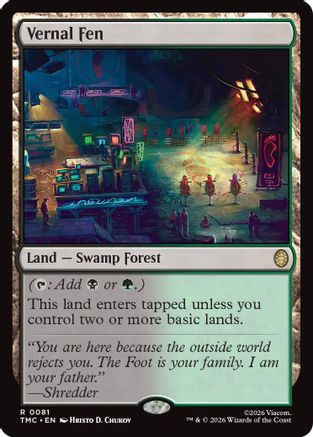 Vernal Fen  [Commander: Teenage Mutant Ninja Turtles] Foil
