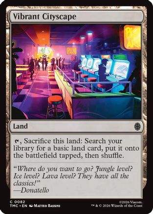 Vibrant Cityscape  [Commander: Teenage Mutant Ninja Turtles] Foil