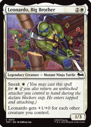 Leonardo, Big Brother  [Teenage Mutant Ninja Turtles] Foil