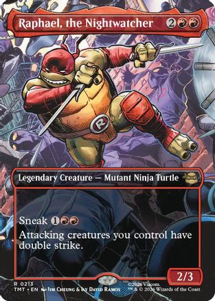 Raphael, the Nightwatcher (Borderless)  [Teenage Mutant Ninja Turtles] Foil