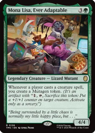 Mona Lisa, Ever Adaptable  [Commander: Teenage Mutant Ninja Turtles]