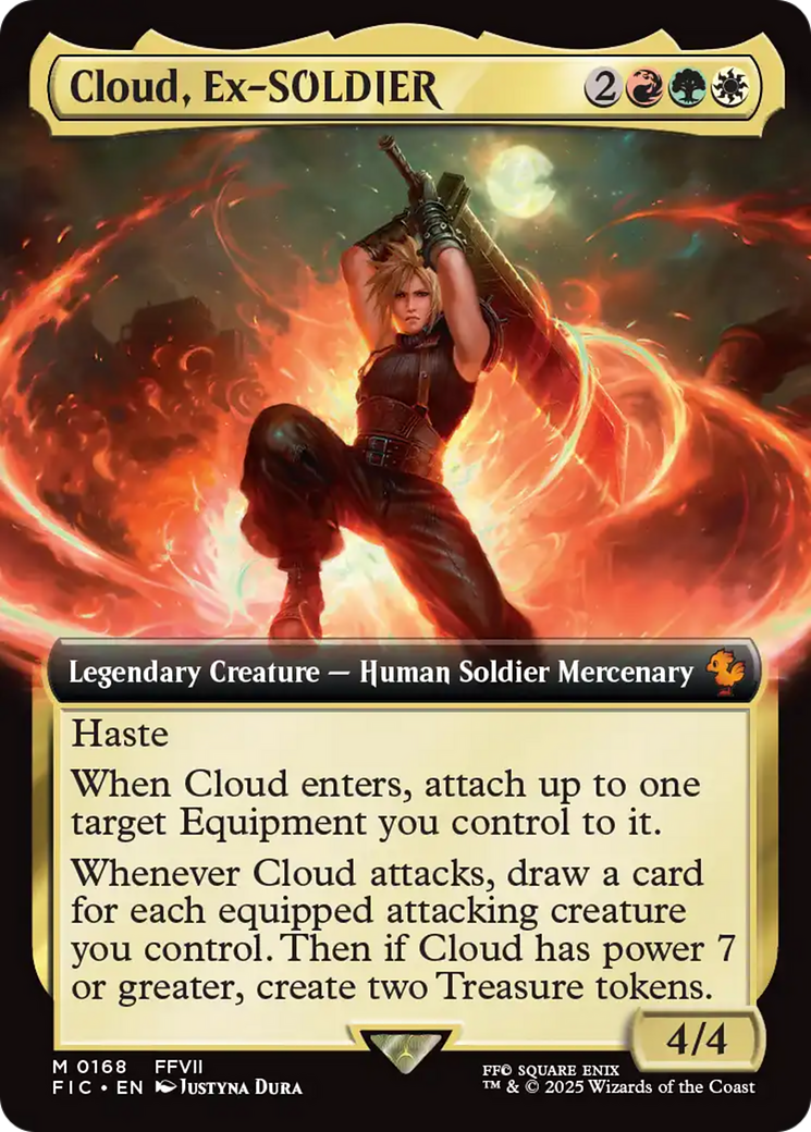 Cloud, Ex-SOLDIER (Extended Art) [FINAL FANTASY Commander] Foil