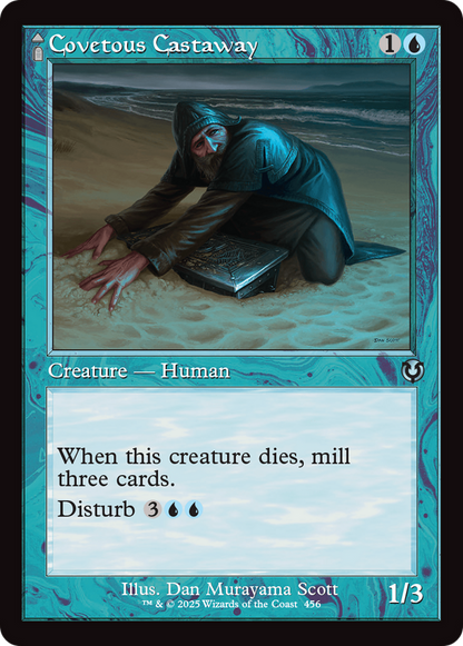 Covetous Castaway // Ghostly Castigator (Retro Frame) [Innistrad Remastered] Foil
