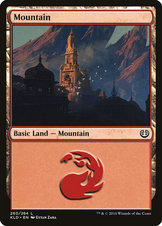 Mountain (260) [Kaladesh] Foil