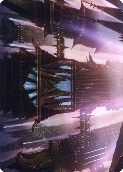 Skybridge Towers // Skybridge Towers  [New Capenna Art Series] (Borderless) Foil