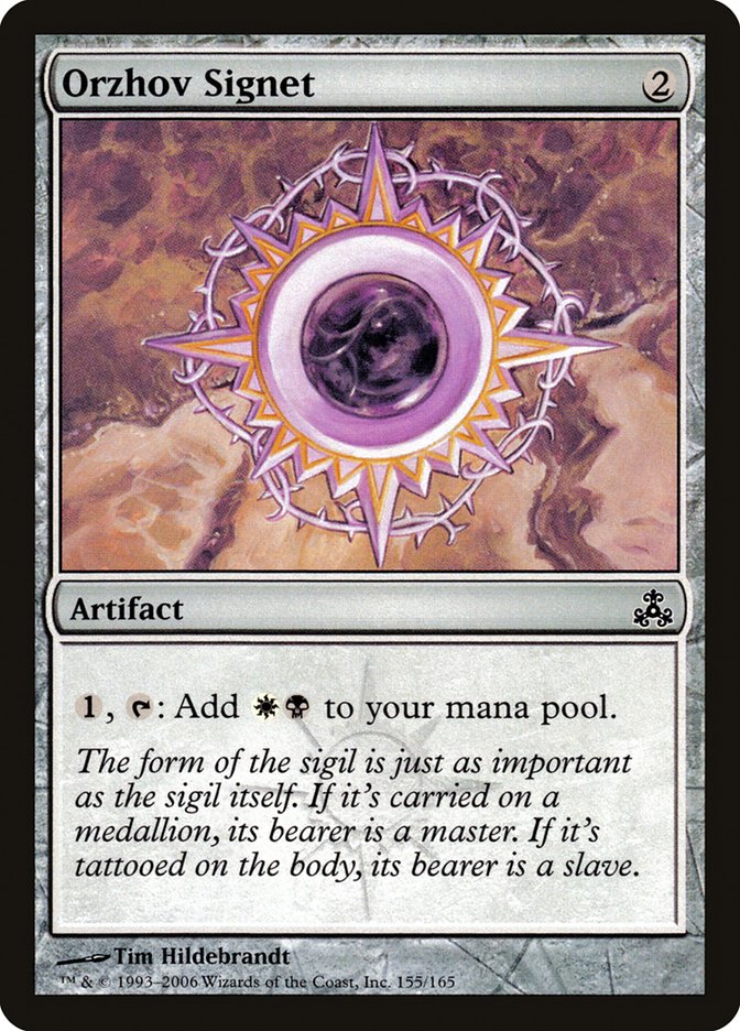 Orzhov Signet [Guildpact] Foil
