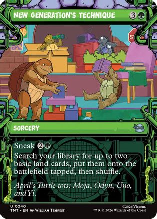 New Generation's Technique (Showcase)  [Teenage Mutant Ninja Turtles]