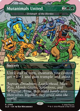 Mutanimals United - Triumph of the Hordes  [Secret Lair Drop Series]
