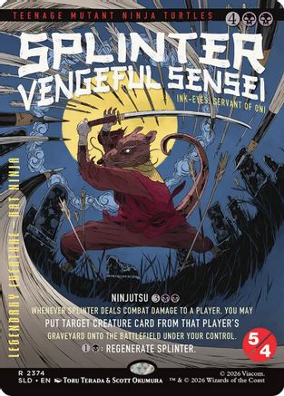 Splinter, Vengeful Sensei - Ink-Eyes, Servant of Oni  [Secret Lair Drop Series]