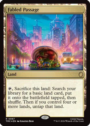 Fabled Passage (Surge Foil)  [Commander: Teenage Mutant Ninja Turtles] Foil