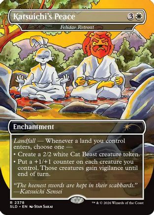 Katsuichi's Peace - Felidar Retreat  [Secret Lair Drop Series]