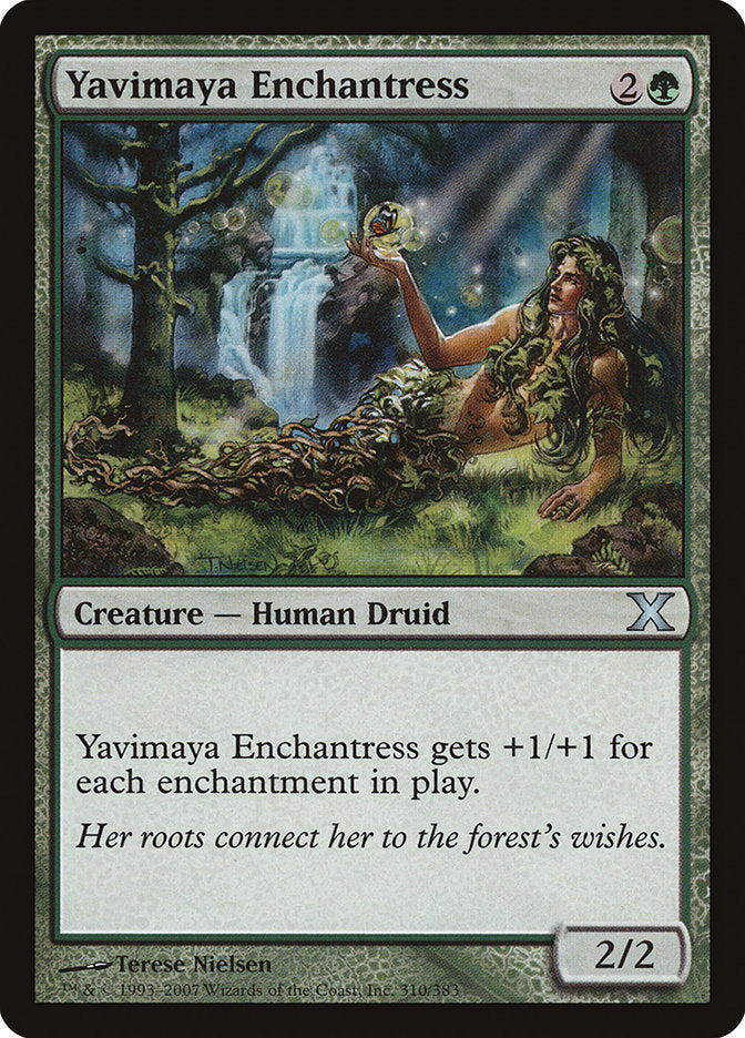 Yavimaya Enchantress [Tenth Edition] Foil
