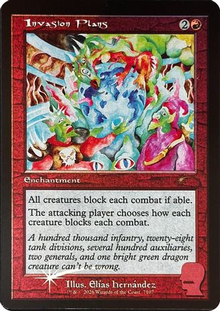 Invasion Plans  [Secret Lair Drop Series] Foil