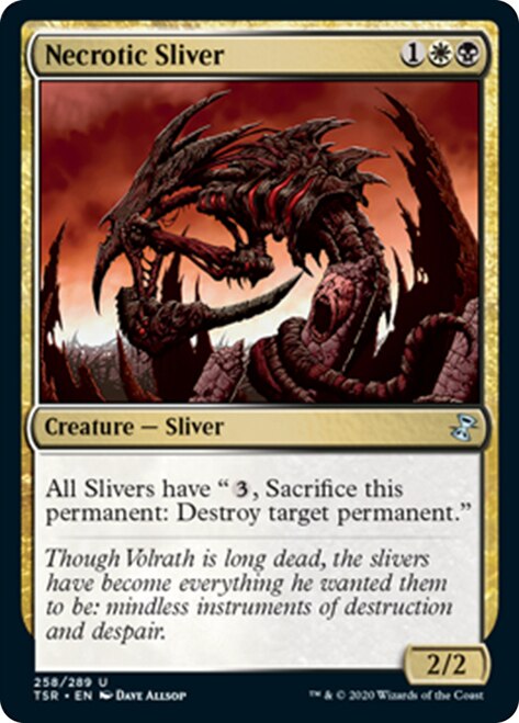 Necrotic Sliver [Time Spiral Remastered] Foil
