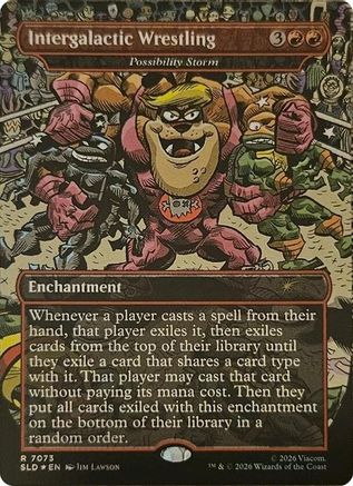 Intergalactic Wrestling - Possibility Storm  [Secret Lair Drop Series] Foil