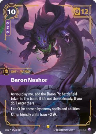 Baron Nashor (Alternate Art) (147a/219) - Riftbound - [Unleashed] Foil