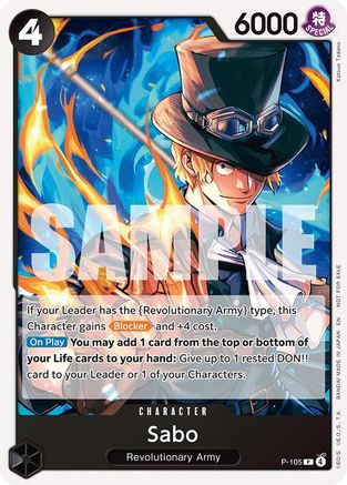 Sabo (Tournament Pack 2026 Vol. 2) (P-105) - [One Piece Promotion Cards]