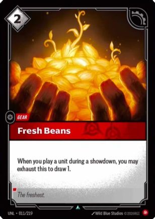 Fresh Beans (011/219) - Riftbound - [Unleashed]