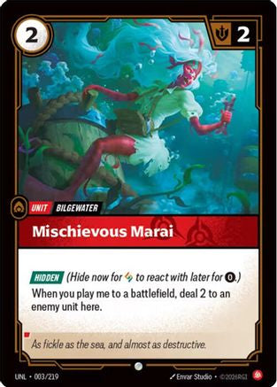 Mischevious Marai (003/219) - Riftbound - [Unleashed]