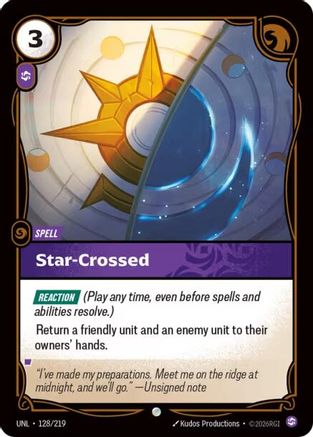 Star-Crossed (128/219) - Riftbound - [Unleashed] Foil