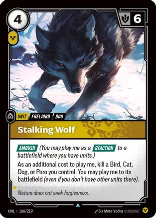 Stalking Wolf (166/219) - Riftbound - [Unleashed]