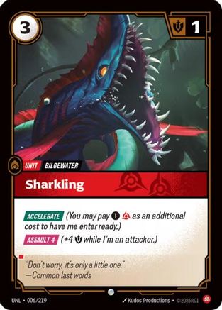 Sharkling (006/219) - Riftbound - [Unleashed]