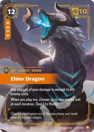 Elder Dragon (118/219) - Riftbound - [Unleashed] Foil