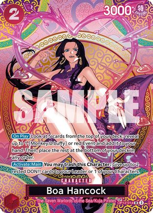 Boa Hancock (SP) (OP12-014) - [Adventure on Kami's Island] Foil