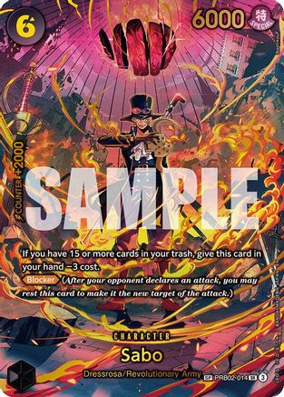 Sabo (PRB02-014) (SP) (PRB02-014) - [Adventure on Kami's Island] Foil