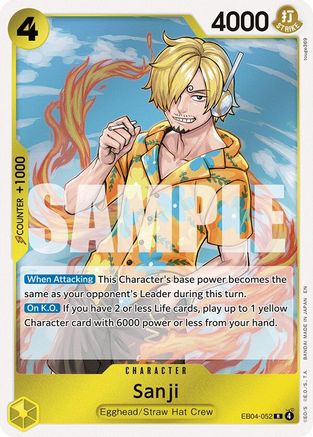 Sanji (EB04-052) (EB04-052) - [Adventure on Kami's Island] Foil