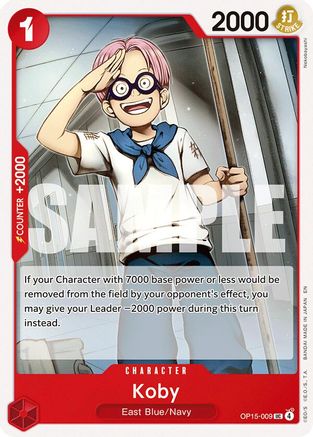 Koby (OP15-009) (OP15-009) - [Adventure on Kami's Island]