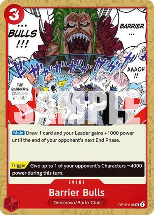 Barrier Bulls (OP15-019) - [Adventure on Kami's Island]