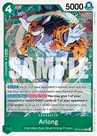 Arlong (OP15-023) - [Adventure on Kami's Island] Foil