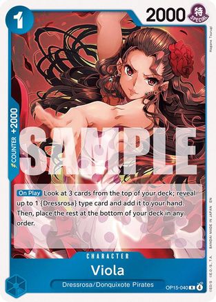Viola (OP15-040) - [Adventure on Kami's Island] Foil
