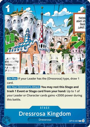 Dressrosa Kingdom (OP15-057) - [Adventure on Kami's Island]