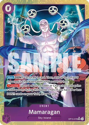 Mamaragan (Alternate Art) (OP15-078) - [Adventure on Kami's Island] Foil