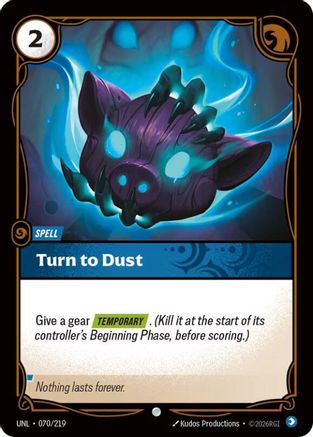Turn to Dust (070/219) - Riftbound - [Unleashed]